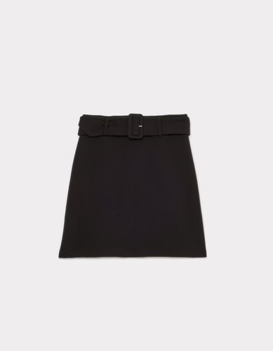 Jupe courte avec ceinture - noir - celio - Modalova