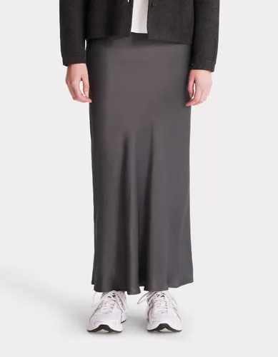 Jupe en satin - gris - celio - Modalova