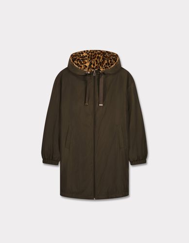 Parka mi-long - kaki et léopard - celio - Modalova