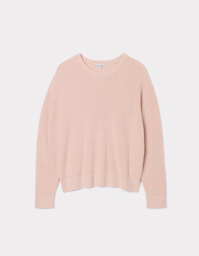 Pull coton en maille perlée - rose - celio - Modalova