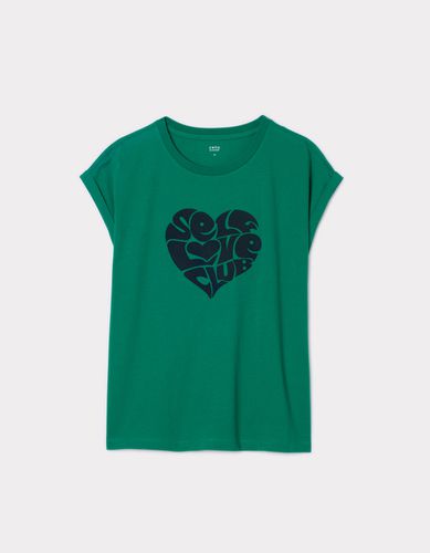 T-shirt imprimé texturé sans manches - vert émeraude - celio - Modalova