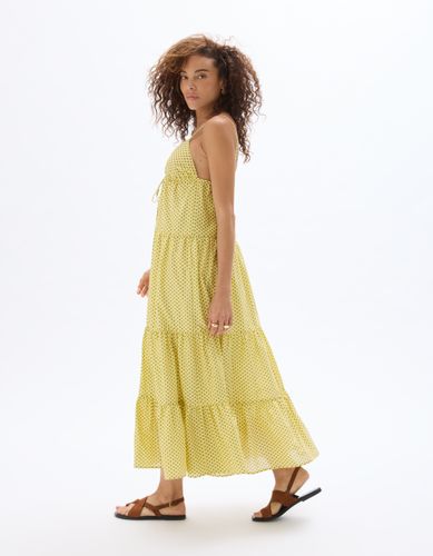 Saint-Tropez - Robe longue fluide jaune à bretelles - celio - Modalova