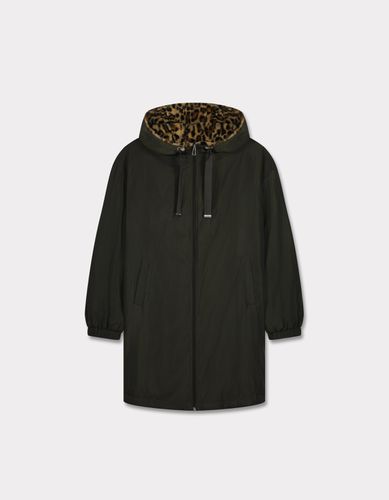 Parka mi-long - kaki et léopard - celio - Modalova