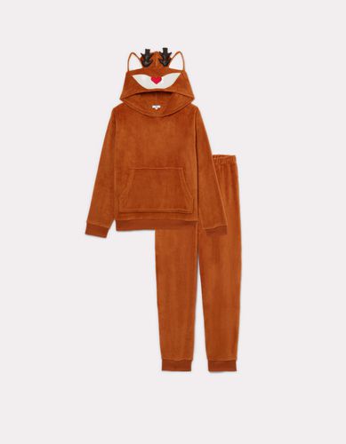 Ensemble de pyjama avec capuche Biche - celio - Modalova