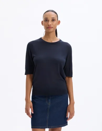 Pull maille jauge à manches courtes - celio - Modalova