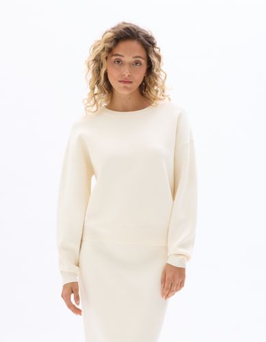Pull ample en maille compacte - écru - celio - Modalova