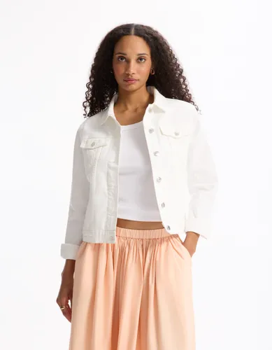 Veste en jeans - blanc - celio - Modalova