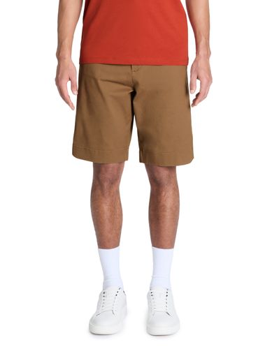 Bermuda 100% coton stretch - marron - camaieu - Modalova