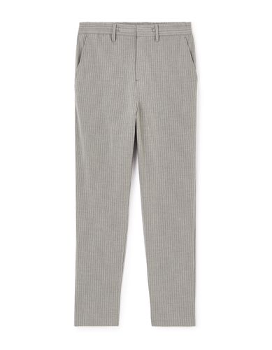 Pantalon straight stretch - gris - camaieu - Modalova