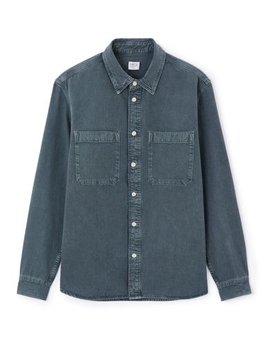 Chemise regular en jean - bleu - camaieu - Modalova