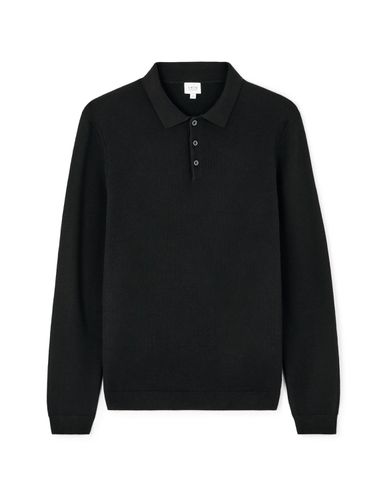 Polo col polo 100% coton - noir - camaieu - Modalova