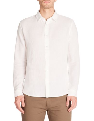 Chemise regular slubbée 100% coton - camaieu - Modalova