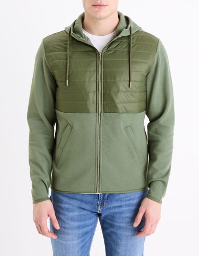 Sweat à capuche - vert - camaieu - Modalova