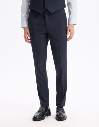 Pantalon de costume slim stretch - camaieu - Modalova