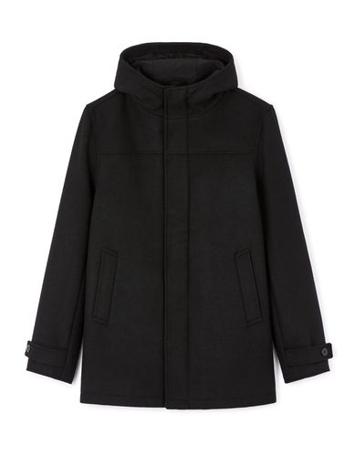 Duffle coat à capuche - noir - camaieu - Modalova