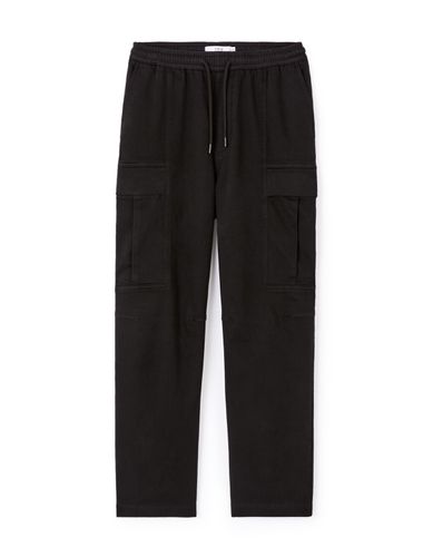 Pantalon cargo loose - noir - camaieu - Modalova