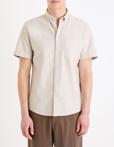 Chemisette regular oxford 100% coton - camaieu - Modalova