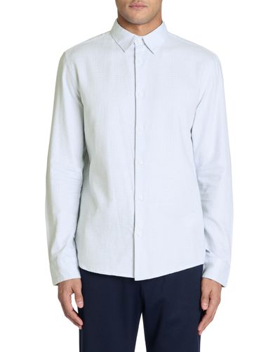 Chemise regular à pois 100% coton - camaieu - Modalova
