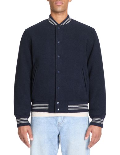 Blouson teddy - marine - camaieu - Modalova