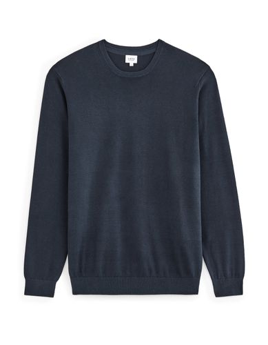 Pull col rond 100% coton - marine - camaieu - Modalova