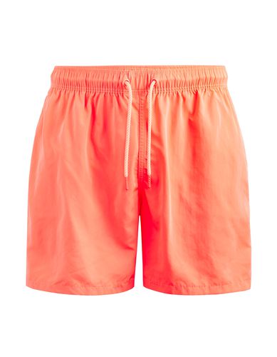 Maillot de bain uni - orange - camaieu - Modalova