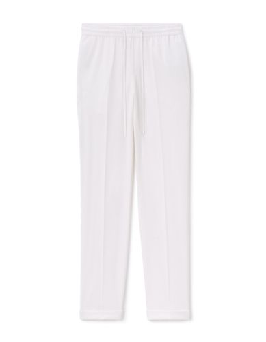 Pantalon straight stretch - blanc - camaieu - Modalova