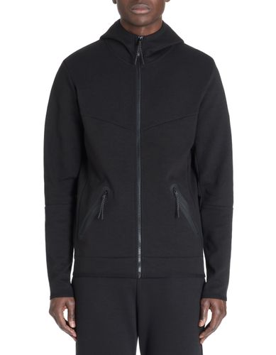 Vest zippé à capuche skinny coton mélangé - camaieu - Modalova
