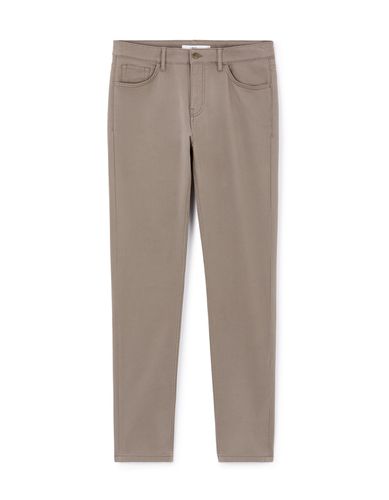 Pantalon slim - taupe - camaieu - Modalova