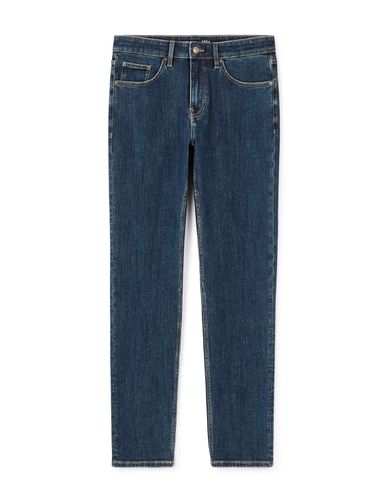 Jean straight 100% coton stretch c15 3 longueurs - denim - camaieu - Modalova