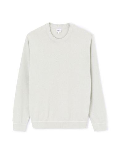 Pull col rond 100% coton - gris - camaieu - Modalova