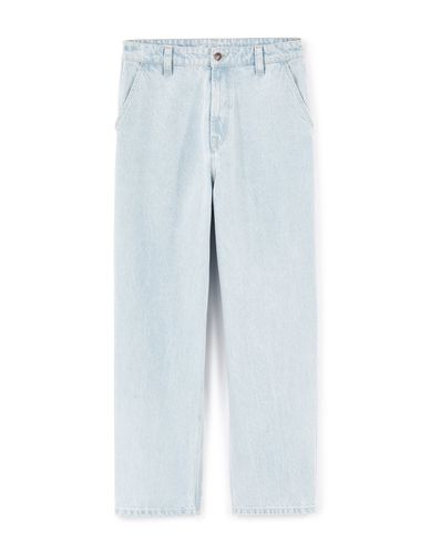 Jean baggy 100% coton - bleu clair - camaieu - Modalova