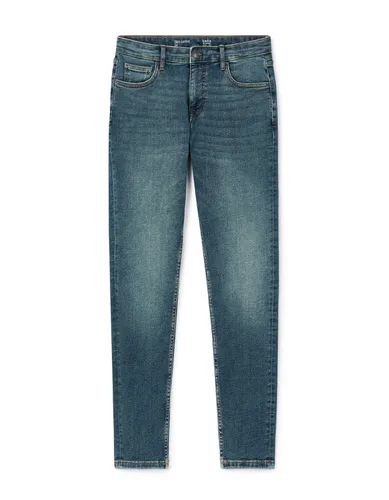 Jean slim stretch C25 3 longueurs - vert - camaieu - Modalova