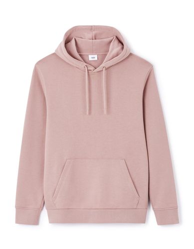 Sweat regular capuche 100% coton - violet - camaieu - Modalova