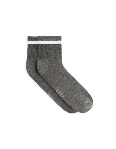 Chaussettes sport mi-hautes coton - camaieu - Modalova