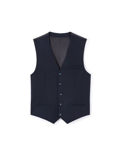 Gilet de costume slim stretch - camaieu - Modalova