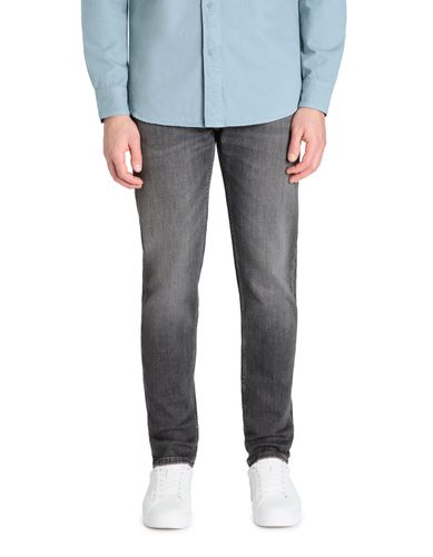 Jean C.25 slim coton stretch 3 longueurs - gris - camaieu - Modalova