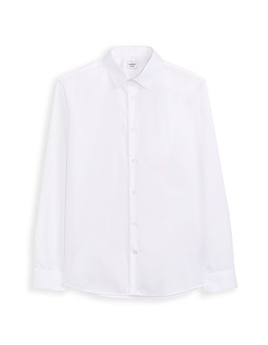 Chemise regular en coton - blanc - camaieu - Modalova