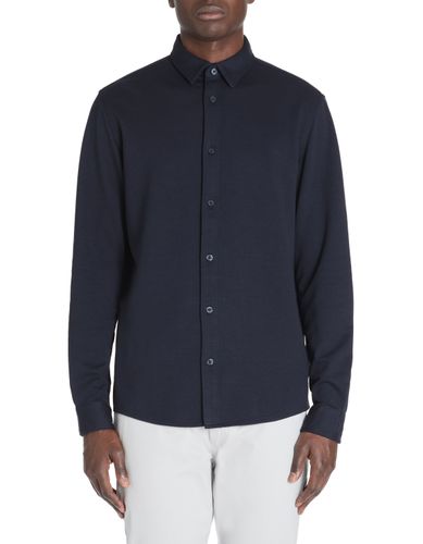 Chemise regular en jersey - marine - camaieu - Modalova