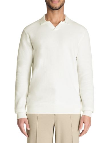 Pull col requin 100% coton - beige - camaieu - Modalova