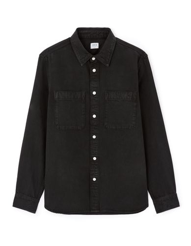 Chemise regular en jean - noir - camaieu - Modalova