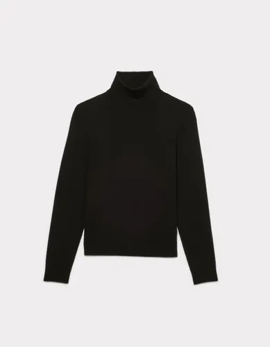 Pull uni col roulé - noir - celio - Modalova