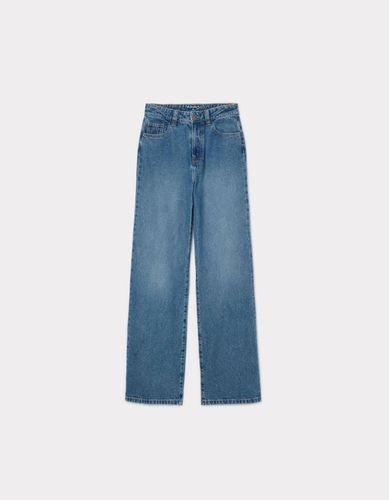 Jean large 100% coton - bleu - camaieu - Modalova