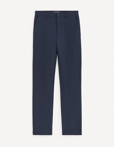 Pantalon chino slim - marine - celio - Modalova