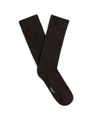 Chaussettes hautes coton - noir - celio - Modalova