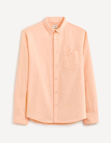 Chemise regular oxford 100% coton - celio - Modalova