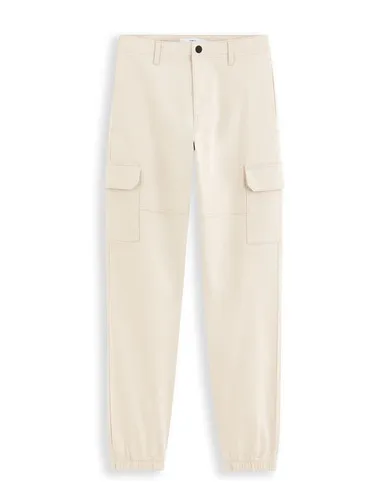 Pantalon cargo slim en coton stretch - camaieu - Modalova