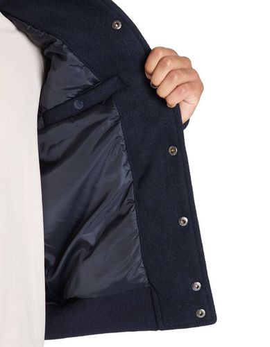 Blouson teddy - marine - camaieu - Modalova