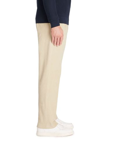 Pantalon straight - blanc - camaieu - Modalova