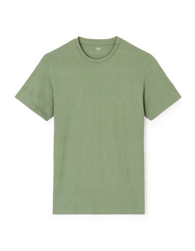 T-shirt straight col rond 100% coton - vert - celio - Modalova