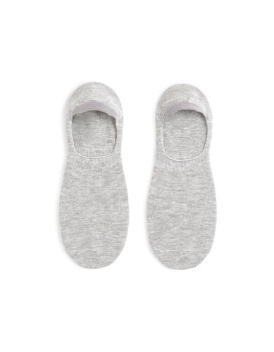 Socquettes coton - gris chiné - celio - Modalova